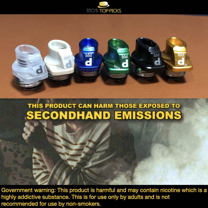 Monarchy DTip style Integrated drip tip for boro devices Billet Box, Pulse AiO, KBRS Lazada PH