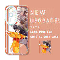 Casing Ponsel สำหรับ Infinix Note 30 VIP OPPO Reno10 Pro 5G Reno10 Pro + 5G เคสอะนิเมะคริสตัลของแท้กันกระแทกปลอกอ่อนเคสโปร่งใสป้องกันกล้องคลุมทั้งหมด