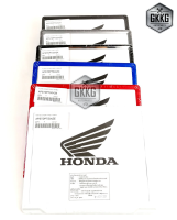 กรอบป้ายทะเบียนมอเตอร์ไซค์ แท้ศูนย์ 100% HONDA H2C ใส่ได้ทุกรุ่น มีให้เลือกทั้งหมด 6 สี