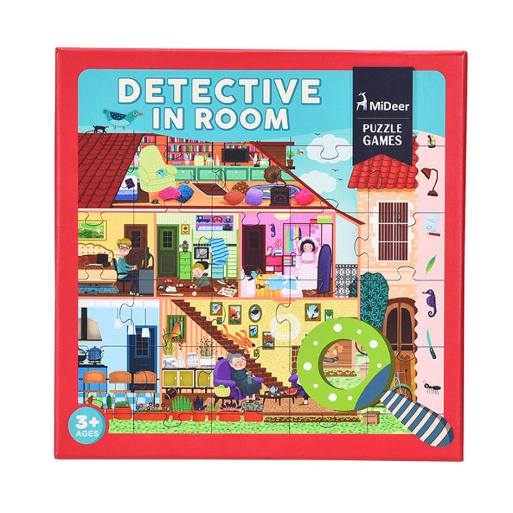 kids-toys-detective-in-room-puzzle-42pcs-large-piece-jigsaw-puzzles-funny-explore-detail-montessori-educational-toys-for-children