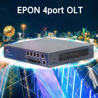 EPON OLT 4PON มินิ4พอร์ตพร้อมการจัดการเว็บสนับสนุน ONU ปลดล็อคเข้ากันได้กับ Huawei ZTE EPON Onu/ont