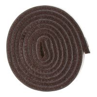 Self-Stick Heavy Duty Felt Strip Roll for Hard Surfaces (1/2 inch x 60 inch), Brown