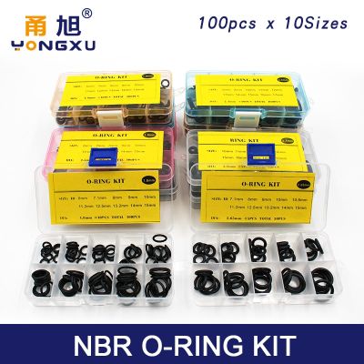 Thickness 1.5/1.9/2.4/3.1/1.8/2.65mm Nitrile Rubber O Ring Seal NBR Sealing O-rings Washer o-ring set Assortment Kit Set Box Gas Stove Parts Accessori