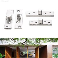 ▼ 1 PC Rotating Hidden Door Hinges Up and Down 360 Degree Stainless Steel Door Pivot Shaft 73/95/98mm Invisible Furniture Hardware