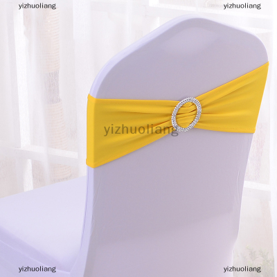 yizhuoliang สีเก้าอี้ Spandex สายสะพายงานแต่งงาน Lycra Chair band ยืดสำหรับเก้าอี้ครอบคลุมการตกแต่งงานเลี้ยงอาหารค่ำเก้าอี้เก้าอี้สายสะพาย