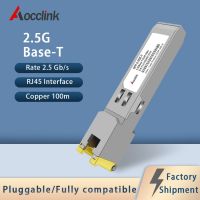 เข้ากันได้กับ Mikrotik; RJ45ทองแดง2.5G 100M Sfp + โมดูลตัวรับส่งสัญญาณแสง; สำหรับสวิตช์อีเธอร์เน็ต Poe