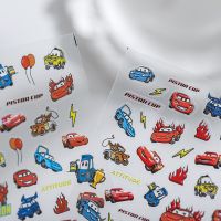 1 Sheet 5D Realistic Relief Cute Cartoon Auto Car Racing Cup Action Adhesive Nail Art Stickers Decals Manicure Charms Suppliers Cups  Mugs Saucers