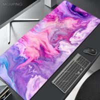 Mousepads Marble Mause Pad Strata Liquid Mousepad Company Desk Pad Black and White Pc Gaming Carpet Purple Table Pads 90