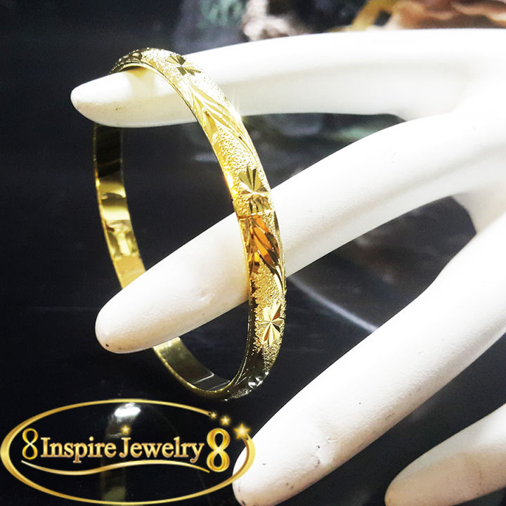 inspire-jewelry-กำไลทองลาย-แฟชั้นอินเทรนชั้นนำ-งานเกรดพรีเมี่ยม-งานปราณีตพร้อมถุง-สวยงาม-น่ารัก