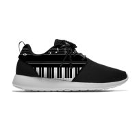 Vintage piano keyboard Note Broken Retro Lightweight Sport Running Mesh Shoes Men Women Casual Breathable Sneakers