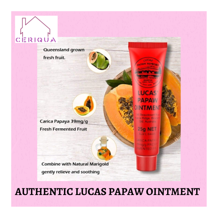 Authentic Australia Original Lucas Papaw Ointment 25g | Lazada PH