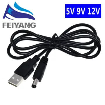 DC 5V to DC 9V/12V 1A USB Charge Power Boost Step Up Cable USB Converter  Adapter Wire With Boost Transformer Component