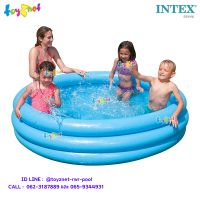 Intex ส่งฟรี สระเป่าลมคริสตัลบลู 1.68x0.38 ม. รุ่น 58446