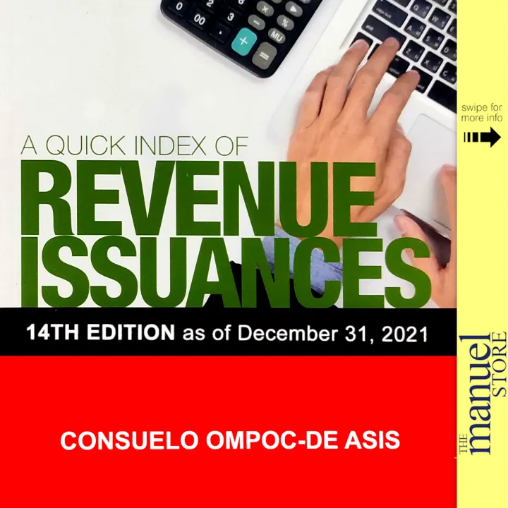 Ompoc De Asis (2022) - Revenue Issuances, A Quick Index Of Taxation BIR ...