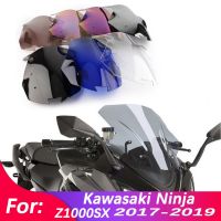 ✓ ■☋ชิ้นส่วนปกป้องหน้าจอที่บังลมกระจกรถจักรยานยนต์กระจกบังลมสำหรับ Kawasaki Ninja Z1000SX 2017-2019 Z1000 SX