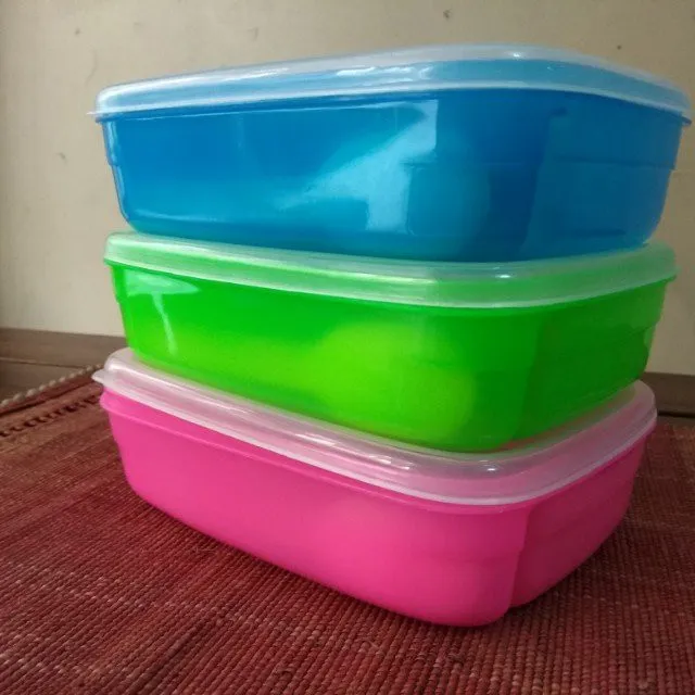 One Home Lunch Box with Spoon & Fork and Divider Bento Box belt for men