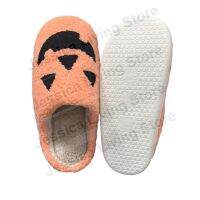 Halloween Pumpkin Slippers Women Men Flat Soft Plush Cozy Indoor Fuzzy Women House Shoes Fashion Gifts