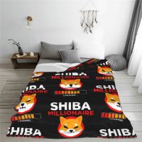 [High-end blanket] ผ้าห่มชิบะอินุสำหรับใช้เป็นเครื่องนอนผ้าห่มบางให้ความอบอุ่นผ่านการเข้ารหัสลับผ้าห่มผ้าคลุมขนแกะ Shib