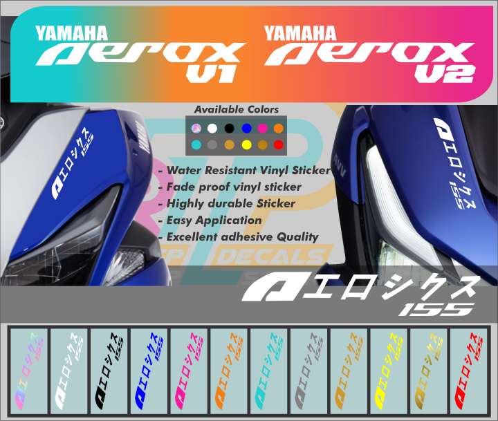 Yamaha Aerox Japanese Decals Lazada PH