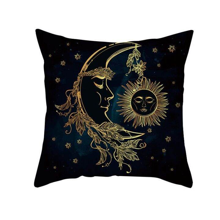 45cm-black-gold-sun-moon-style-pillow-case-european-classical-sofa-throw-cushion-cover-room-home-decorative-pillowcase-car-decor