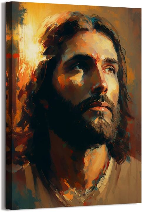 Jesus Christ Wall Art Christian Jesus Portrait Picture Canvas Abstract   4b53e230ae5c0ed7438e2783782060bf  720x720q80 