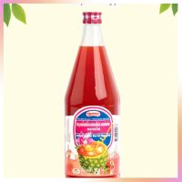 ฟรุตพันซ์น้ำรสผลไม้รวมเข้มข้น น้ำฟรุตพันช์ตราควีน ขนาด 750 ml fruit punch syrup น้ำผลไม้เข้มข้น