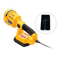 ；’；‘、。 12W Portable LED Work Light For Dewalt 18V 20V Max DCB140 DCB200 Battery USB Outdoor Tools Flashlight (NO Battery,NO Charger)