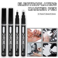 1/3/5 PCS Chrome Mirror Marker Silver Liquid Pen For Cards  Posters  Ceramic Mugs Metallic Art Craftwork Pens DIY Painting Tools Highlighters Markers