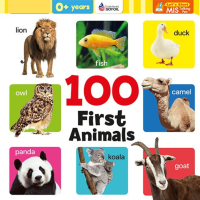 ชุดหนังสือบอร์ดบุ๊คกระดาษแข็ง หนังสือ ก ไก่เล่มแรกของหนู My first abc 100 first Animals หนังสือเด็ก talkingpen boardbook