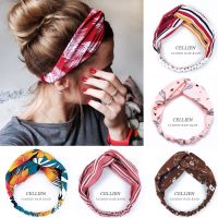 【YF】 2020 NEW Hair Accessories for Women Girls Bands Print Headbands Vintage Cross Turban Scarf Bandage повязка на голову DS02