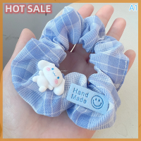 ???Sanrio Hairband Cinnamoroll Zhonghua1ที่รัดผมลำไส้ใหญ่น่ารักเชือกผมผ้าสำหรับน่ารักเด็กผู้หญิงเครื่องประดับผมหวาน