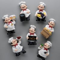 Restaurant Chef refrigerator pasted bread Master 3D fridge magnet magnetic refrigerator pasted hand-made collection  Great Chefs Refrigerator Parts Ac