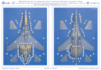 D48018ที่มีความยืดหยุ่นในการตัดแม่พิมพ์1/48 Su-27 Sukhoi Flanker-B G.W.H L4824 Hoy GALAXY Tools