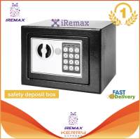 iRemax ตู้เซฟ ตู้เซฟนิรภัย ตู้เซฟออมสิน ตู้เซฟเก็บเงิน รุ่นใหม่ ตู้เซฟอิเล็กทรอนิกส์ safety box safety deposit box ตู้เซฟนิรภัย (Size : 23 x 17 x 17 cm.)