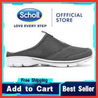 Scholl รองเท้าสกอลล์ scholl รองเท้า scholl Scholl รองเท้าสกอลล์ scholl รองเท้า รองเท้า scholl  ผู้ชาย scholl รองเท้าผ้าใบผู้ชายรองเท้าผู้ชาย scholl ขนาดใหญ่ 46 47 48 ครึ่งรองเท้าแตะรองเท้าแตะแบนผู้ชายแฟชั่นเดินรองเท้าผ้าใบเกาหลีครึ่งหนึ่ง-2030