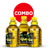 [Combo 3 chai 1 lít] Dầu Oliu Hạt Cải Extra Virgin Olive Oil with Canola Oil hãng Kankoo nhập khẩu chính hãng từ Úc - dùng cho các món trộn salad, chiên, xào, an toàn cho sức khỏe cả gia đình thumbnail
