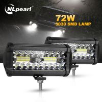 【hot】♈⊕  Nlpearl 4/7 inch Bar/Work 3 Rows 120W Fog Lights for Cars Led Bar Offroad Tractor Truck SUV