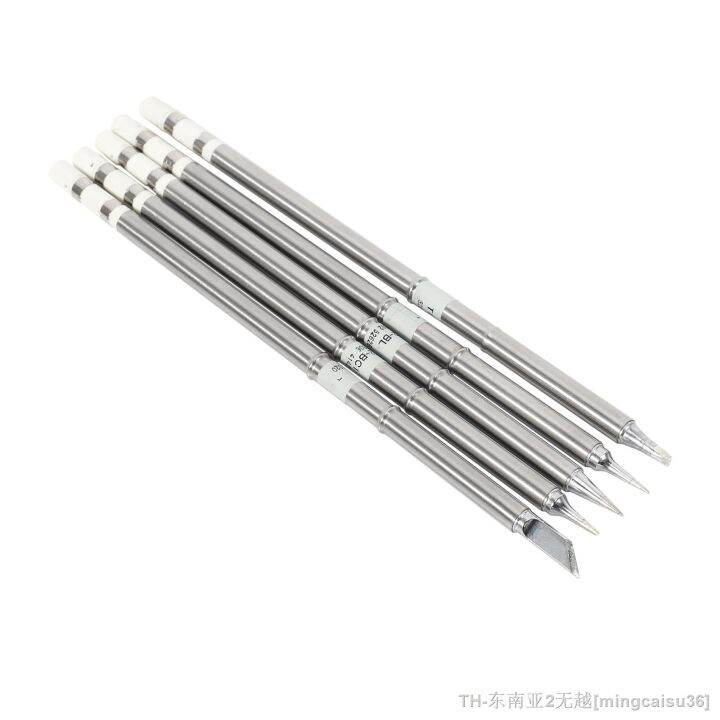 hk-5-pcs-t12-solder-iron-tips-for-fx951-950d-soldering