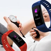 ☬ New Bluetooth Smart Bracelet Heart Rate activity fitness tracker Blood Pressure Sports Band Electronic Wristband For Women Men