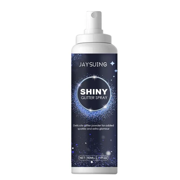 Glitter Hairspray Temporary Hair and Body Glitter Spray Cosmetic-grade  Makeup Body Shimmer Spray for Festival Rave Costume Parties Holiday Events  carefully 