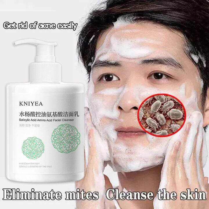 Salicylic Acid Amino Acid Facial Cleanser Amino Acid Deep Cleansing Foam Facial Cleanser 500ml