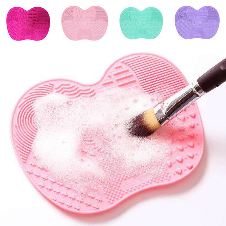 Silicone Cosmetic Washing Brush Gel Cleaning Mat Foundation Makeup