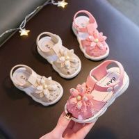 Summer sandalias bebe Newborn Baby Girl Sandals Bowtie Fashion Pink Princess Soft Sole Beach Shoes Chaussure Enfant Fille