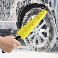 Car Wheel Brush Tire Cleaning Brush Tool Car Rim Scrubber Cleaner Duster Handle Motorcycle Truck Wheel Car Grooming Brush Kits