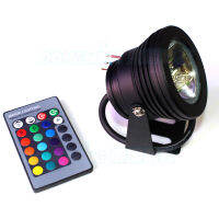 4pcs Black cover AC85-265V flat lens led underwater light RGB underwater led lamp IP68 10W pool led flashlight