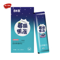 พรีไบโอติกเยลลี่ผักและผลไม้ 15g*5蓝莓味果味型果冻益生元果蔬胶原蛋白果冻轻孝排宿便便秘加强版