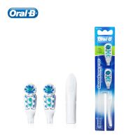 Oral B Electric Toothbrush Cross Action Dual Rotation &amp; Vibration Clean Teeth AA Battery Powered Replaceable Tooth Brush Head