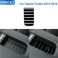 gthrrftdb For Toyota Tundra 2014 2015 2016 2017 2018 Accessories Car Interior Armrest Box Mat Sticker Gloss Black Plastic Decoration