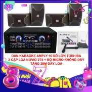 Trả góp 0%Dàn karaoke gia đình hay Dàn karaoke giá rẻ 2 CẶP LOA NOVIO 2T5