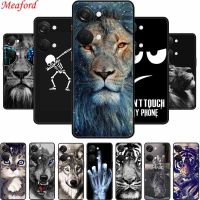 For OnePlus Nord 3 Phone Case Cover Lion Wolf Tiger Black Silicone Soft Back Cover Case For OnePlus Nord 3 Case One Plus Nord3 Phone Cases